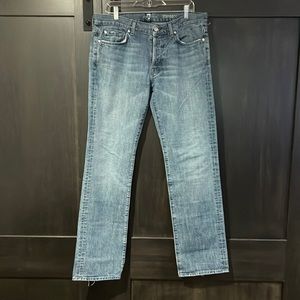 Mens 7 for all man kinda jeans in the standard fit size 34x33